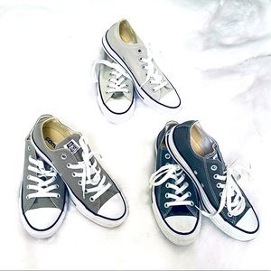 CONVERSE ALL STAR SET OF THREE PAIRS OF SHOES